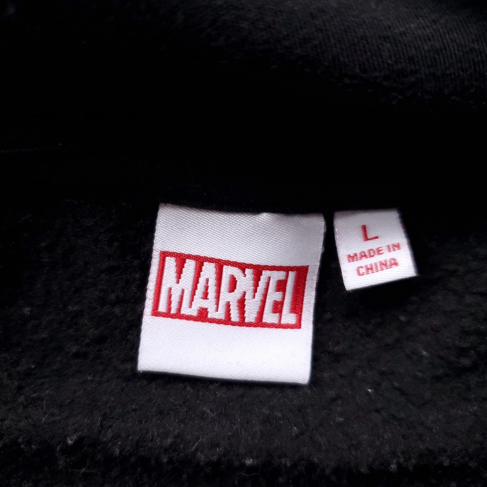 Marvel Spider-Man Comic Escape Impossible Hoodie Mens L Black Graphic Pullover - Picture 4 of 10